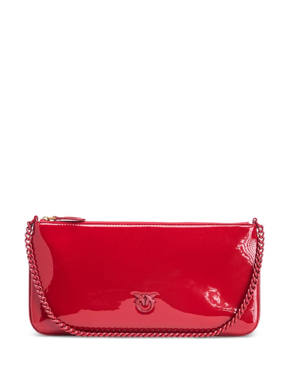 PINKO Portafoglio Love con catena - Rosso