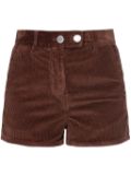 PINKO Serenata corduroy shorts - Brown