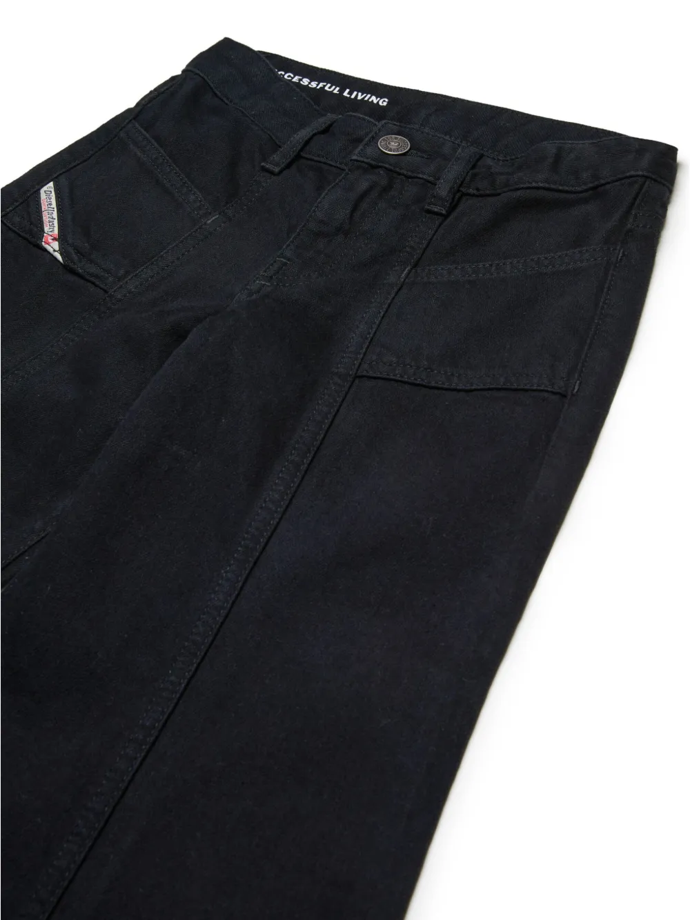 Diesel Kids D-Aki flared jeans Zwart