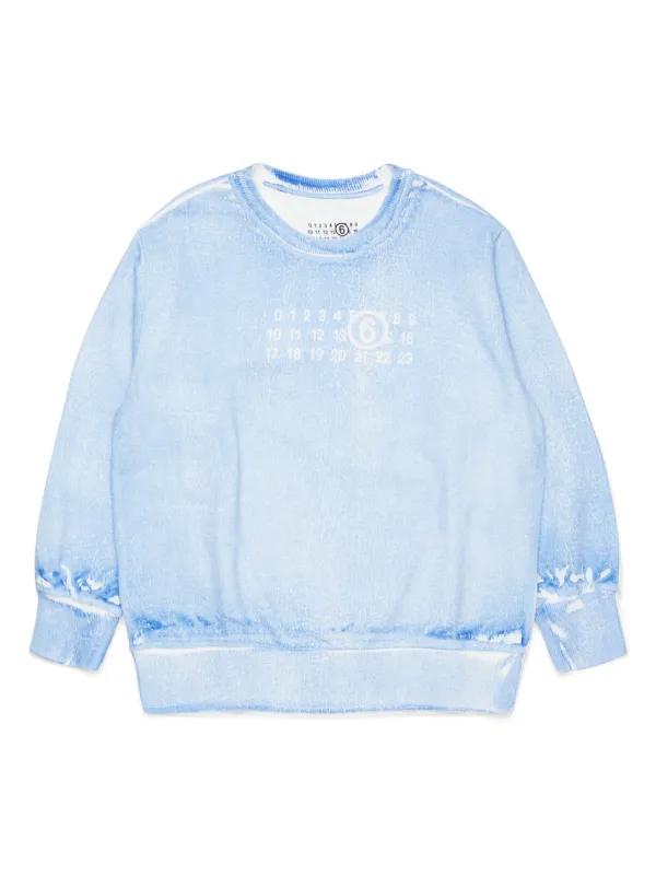 【国内配送】 キッズ mm6 ブルートレーナー Maison トレーナー 12y（MM6 トップス