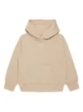 Diesel Kids logo-stamp cotton hoodie - Neutrals