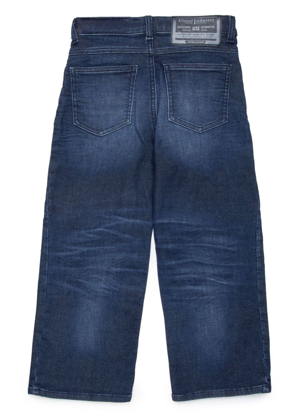 Diesel Kids D-Arrel jeans met toelopende pijpen - Blauw