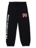 Diesel Kids slogan-print track pants - Black