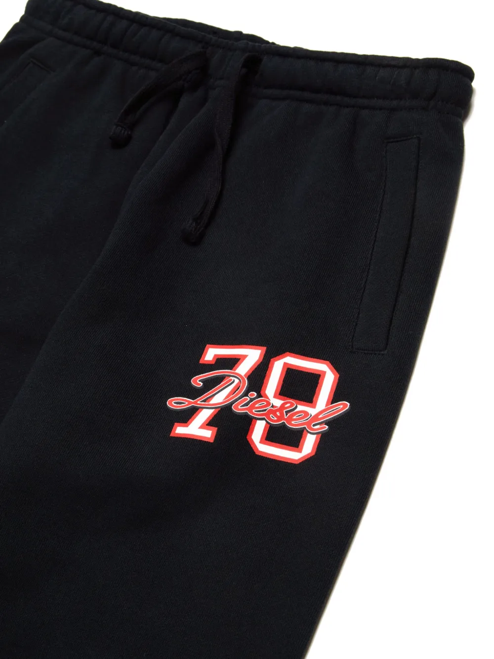 Diesel Kids Trainingsbroek met tekst Zwart