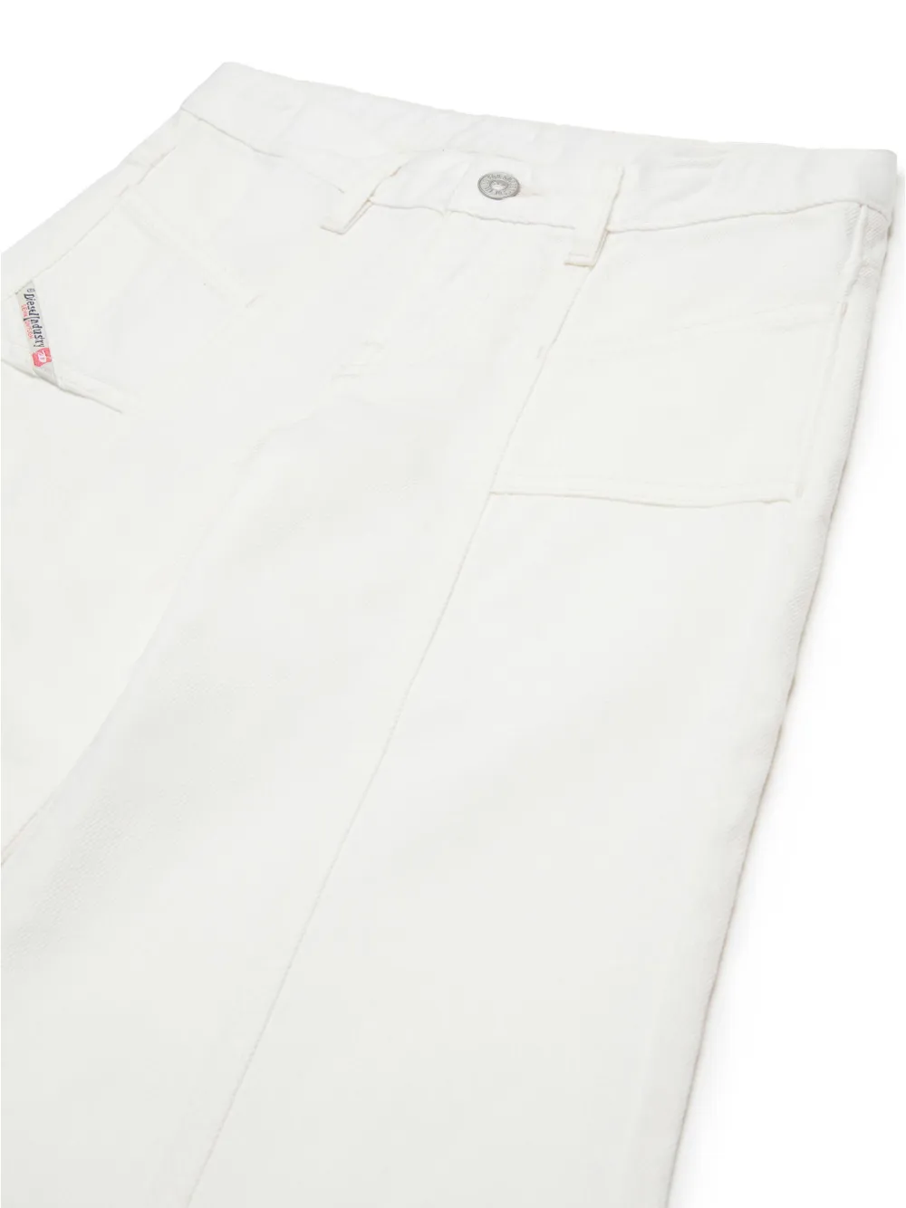 Diesel Kids D-Aki flared jeans Wit