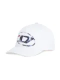 Diesel Kids logo-print cotton baseball cap - White