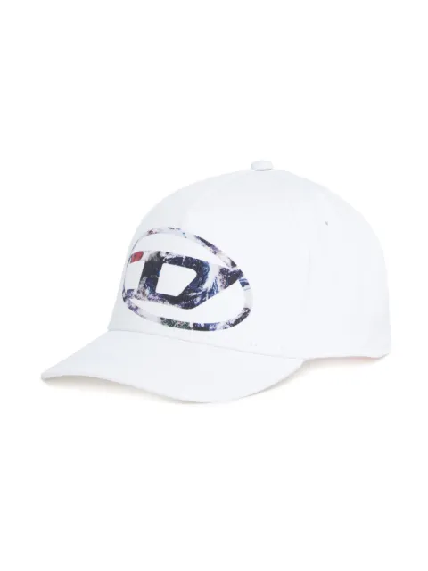Diesel Kids gorra con logo estampado