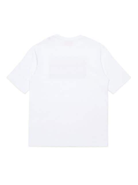 logo-patch cotton T-shirt