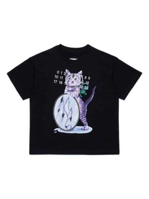 MM6 Maison Margiela Kids t-shirt med nummermotiv