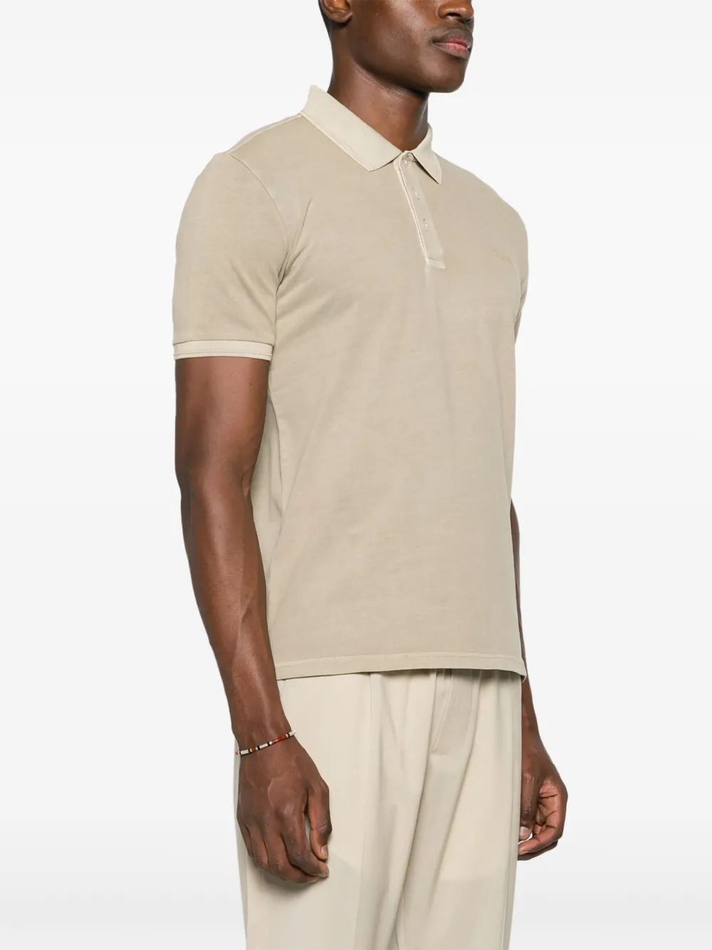 Woolrich Poloshirt met geborduurd logo Beige