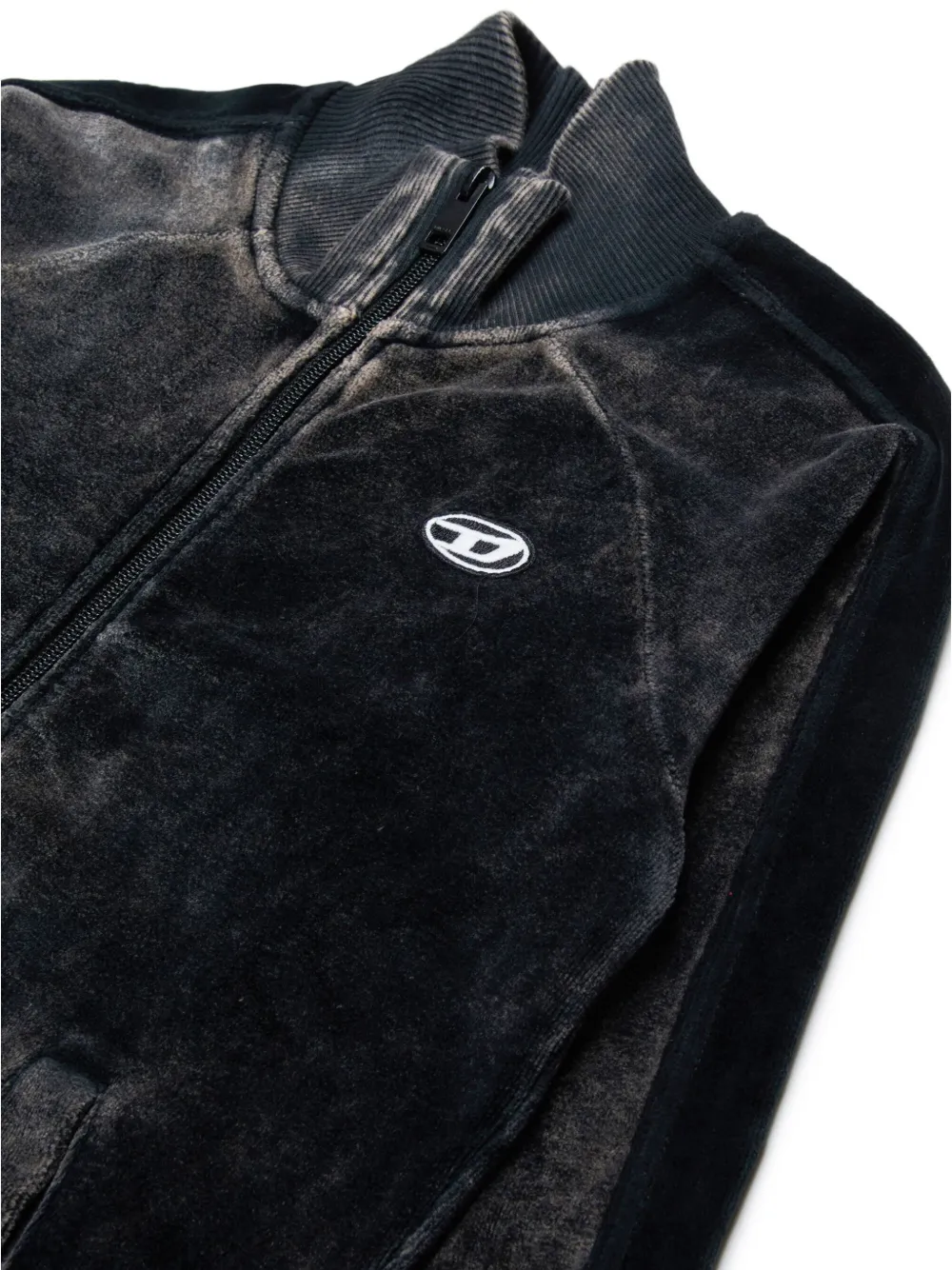 Diesel Kids Vest met logopatch Zwart