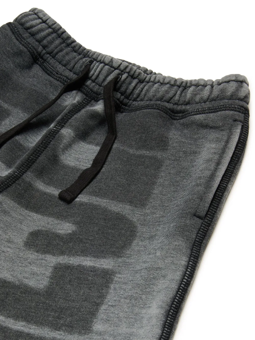 Diesel Kids logoprint Jersey Shorts Grey FARFETCH