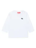 Diesel Kids logo-appliqué T-shirt - White