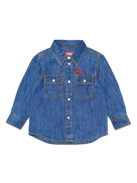 Diesel Kids Oval D デニムシャツ