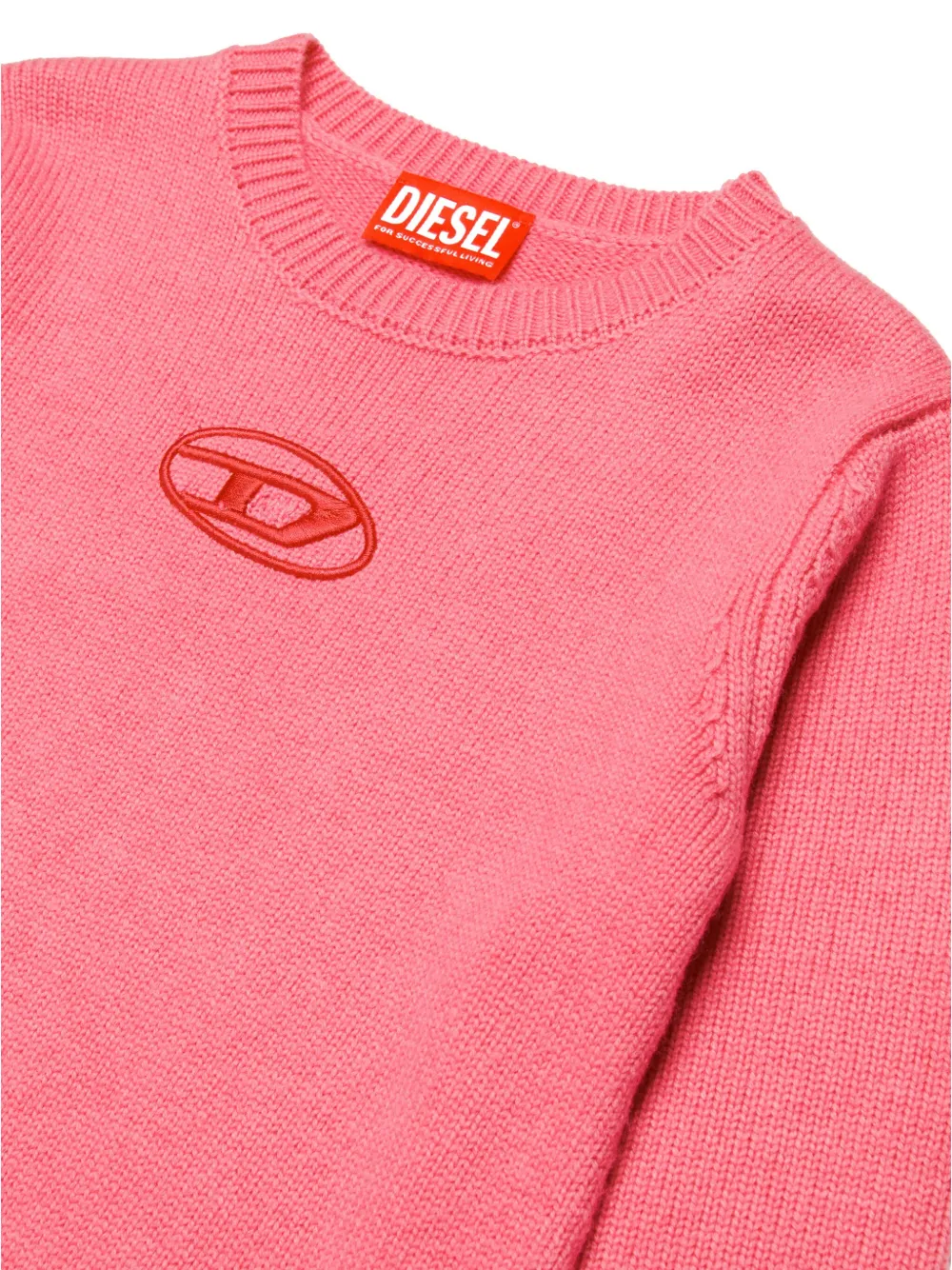 Diesel Kids Gebreide jurk Roze