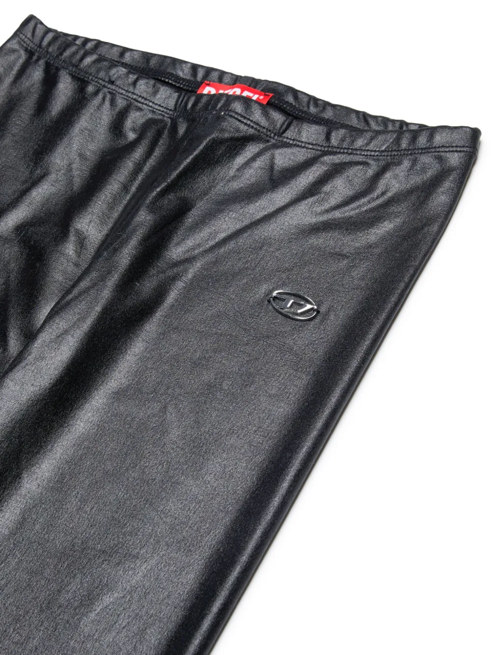 DIESEL OVAL D-PLAQUE LEGGINGS