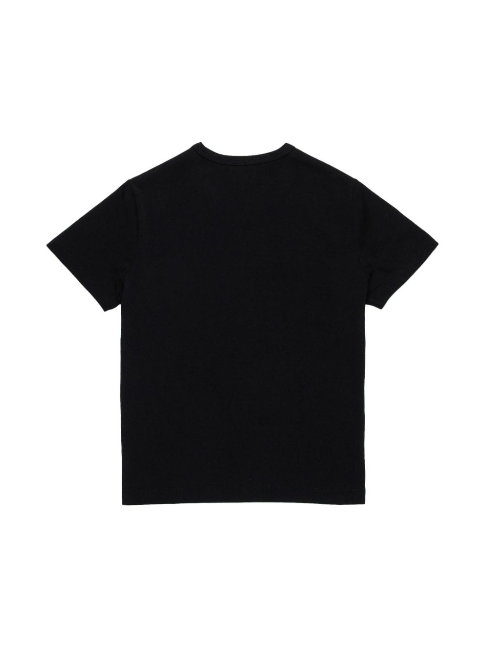 Diesel Kids logo-embroidered T-shirt - Zwart