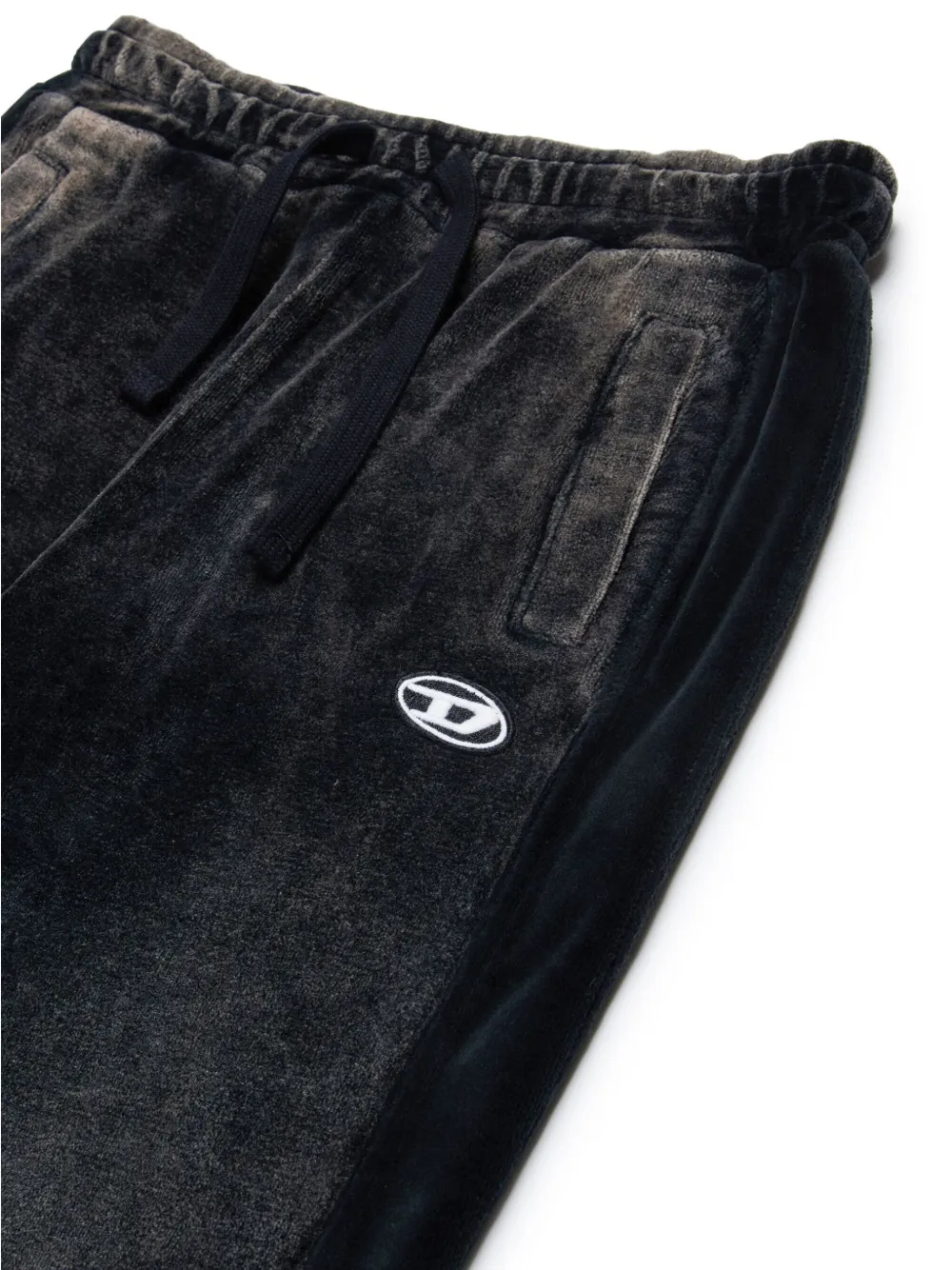 Diesel Kids Trainingsbroek met logoprint Zwart