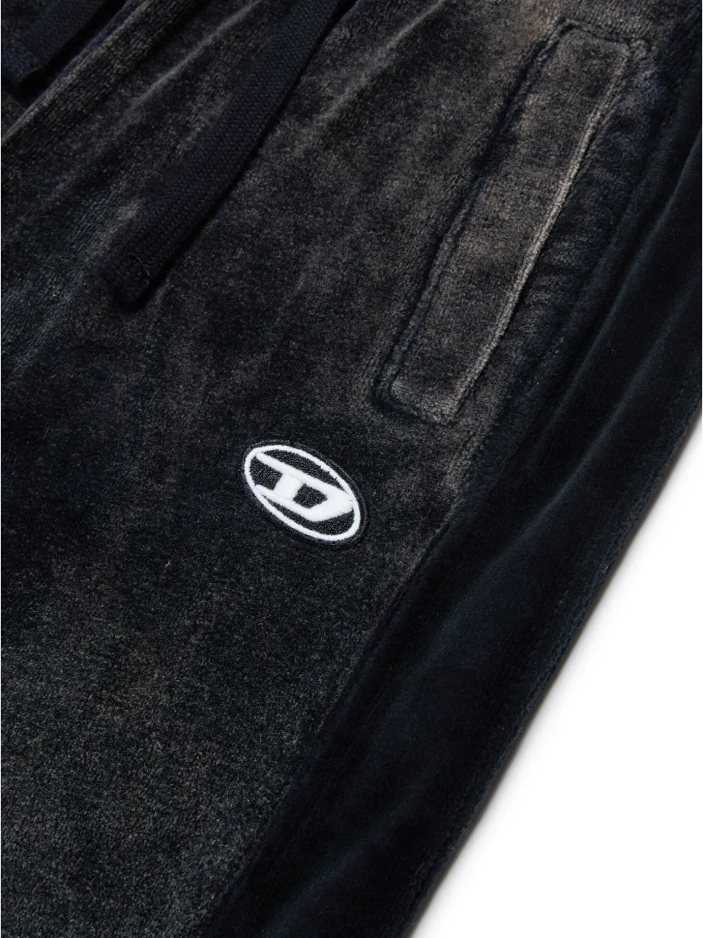Diesel Kids Trainingsbroek met logoprint Zwart