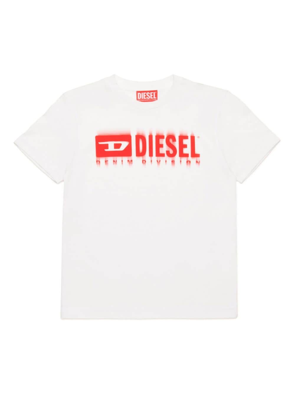 Diesel Kids logo-print T-shirt Wit