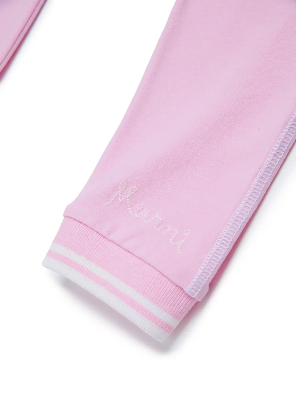 Marni Kids Broek met geborduurd logo van stretch-katoen Roze