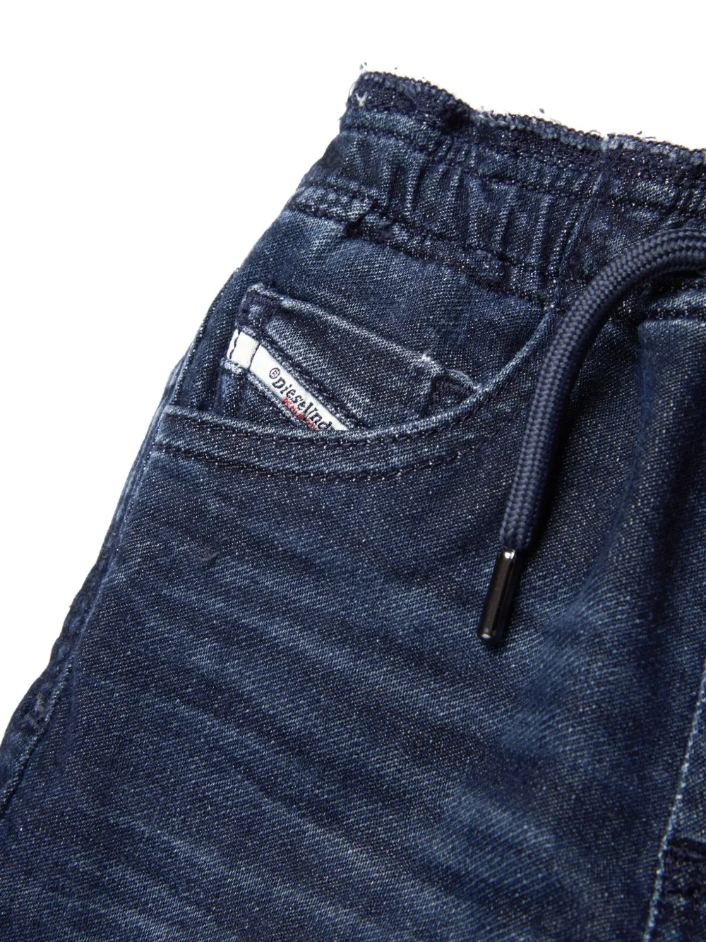 Diesel Kids Jeans met trekkoord Blauw