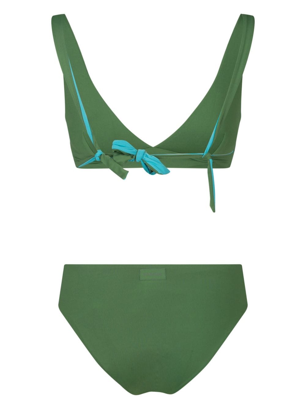 Fisico two-tone bikini - Groen