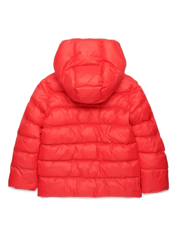 Orange puffer jacket boys best sale