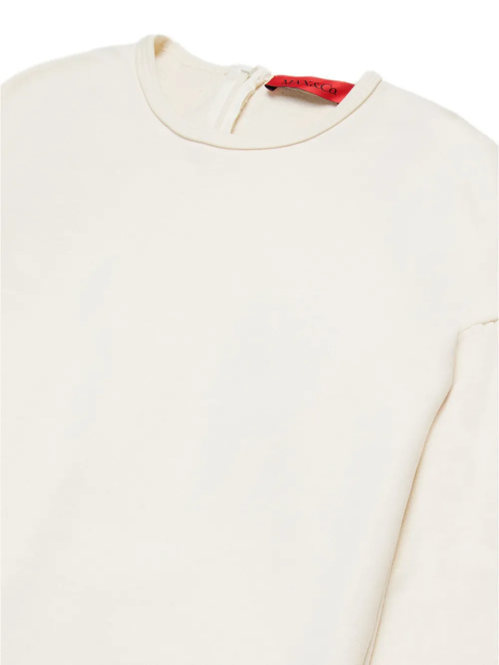 MAX&Co. Kids Jurk verfraaid met pailletten Wit