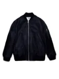 MM6 Maison Margiela Kids glossy lightweight bomber jacket - Blue
