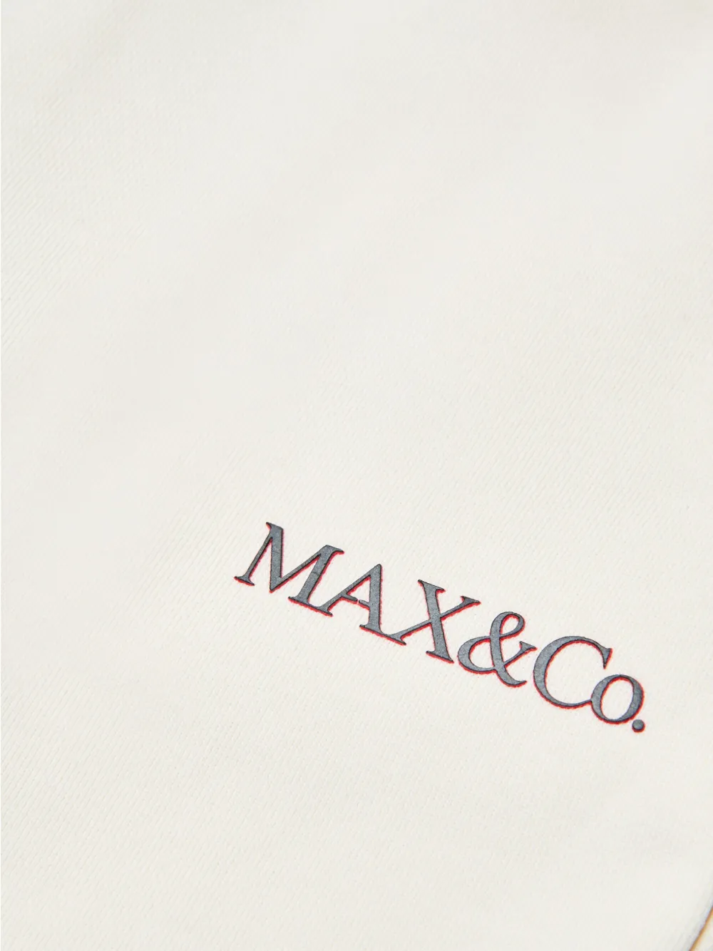 MAX & CO LOGO-PRINT COTTON TRACK PANTS