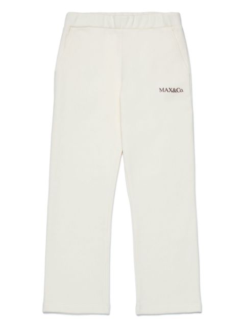 MAX&Co. Kids logo-print cotton track pants