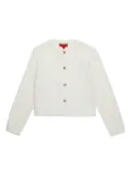 MAX&Co. Kids cable-knit cardigan - White