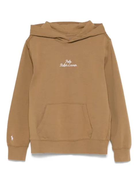 POLO RALPH LAUREN KIDS logo-embroidered hoodie
