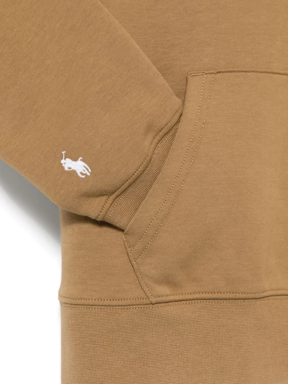 POLO RALPH LAUREN KIDS Hoodie met geborduurd logo Bruin