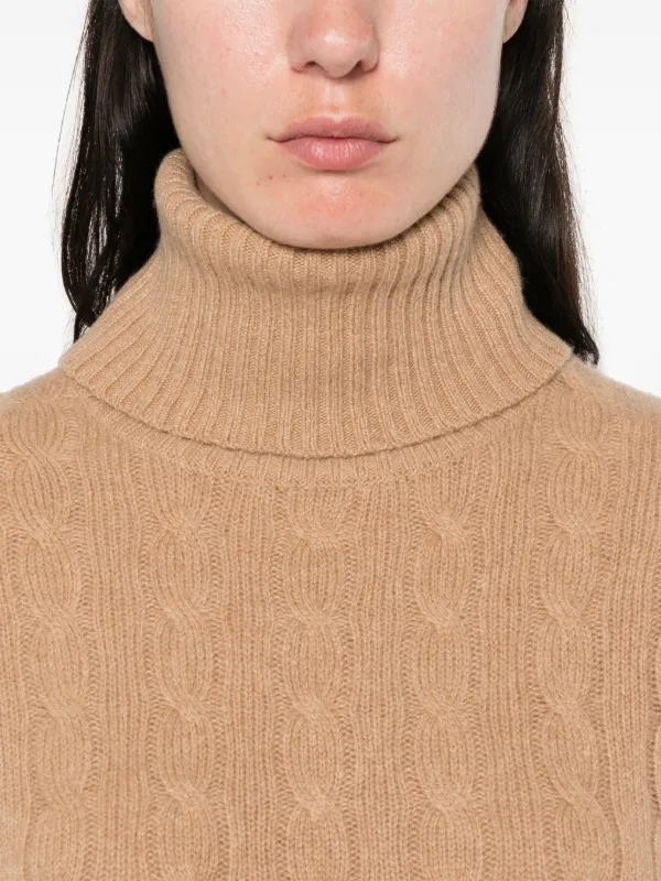 【送料 関税込】POLO RALPH LAUREN Cable-knit minidress Polo Ralph Lauren cable-knit Mini Dress | Neutrals | FARFETCH JO