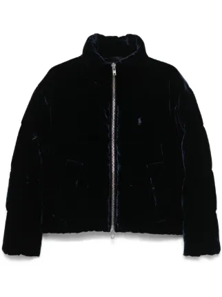 Ralph Lauren 黒ベルベット テーラードジャケット Size0 Ralph Lauren 黒ベルベット テーラードジャケット Size0