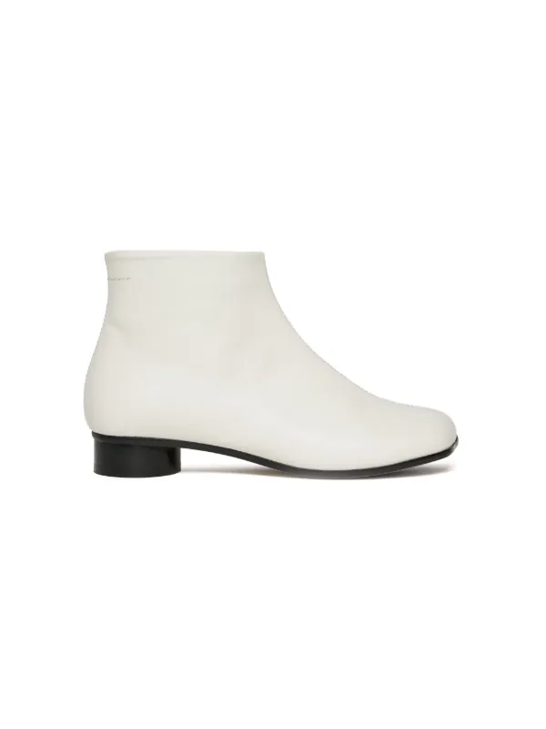 Mm6 white boots hotsell