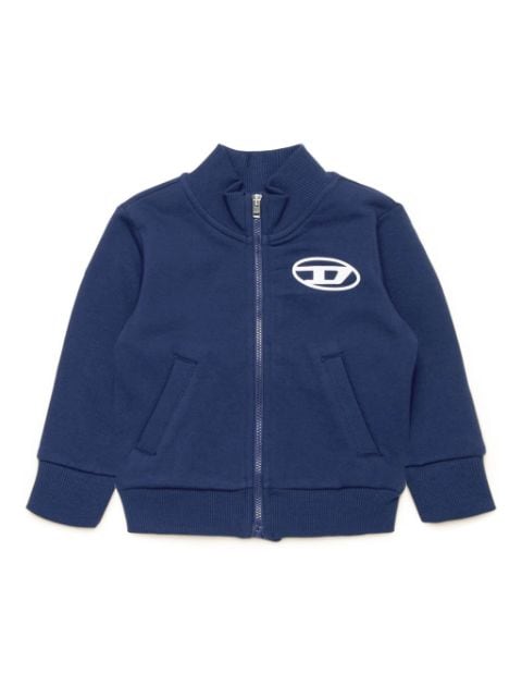 Diesel Kids Oval D-print cotton jacket