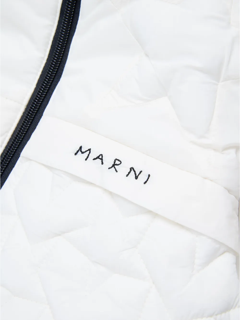 Marni Kids Gilet met afneembare capuchon Wit