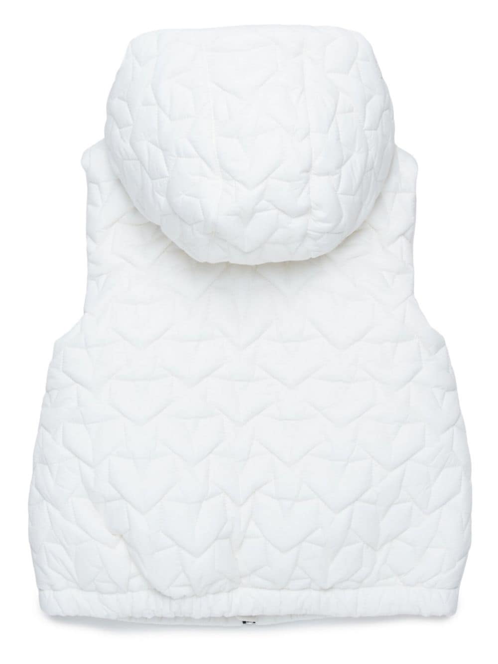 Marni Kids Gilet met afneembare capuchon - Wit