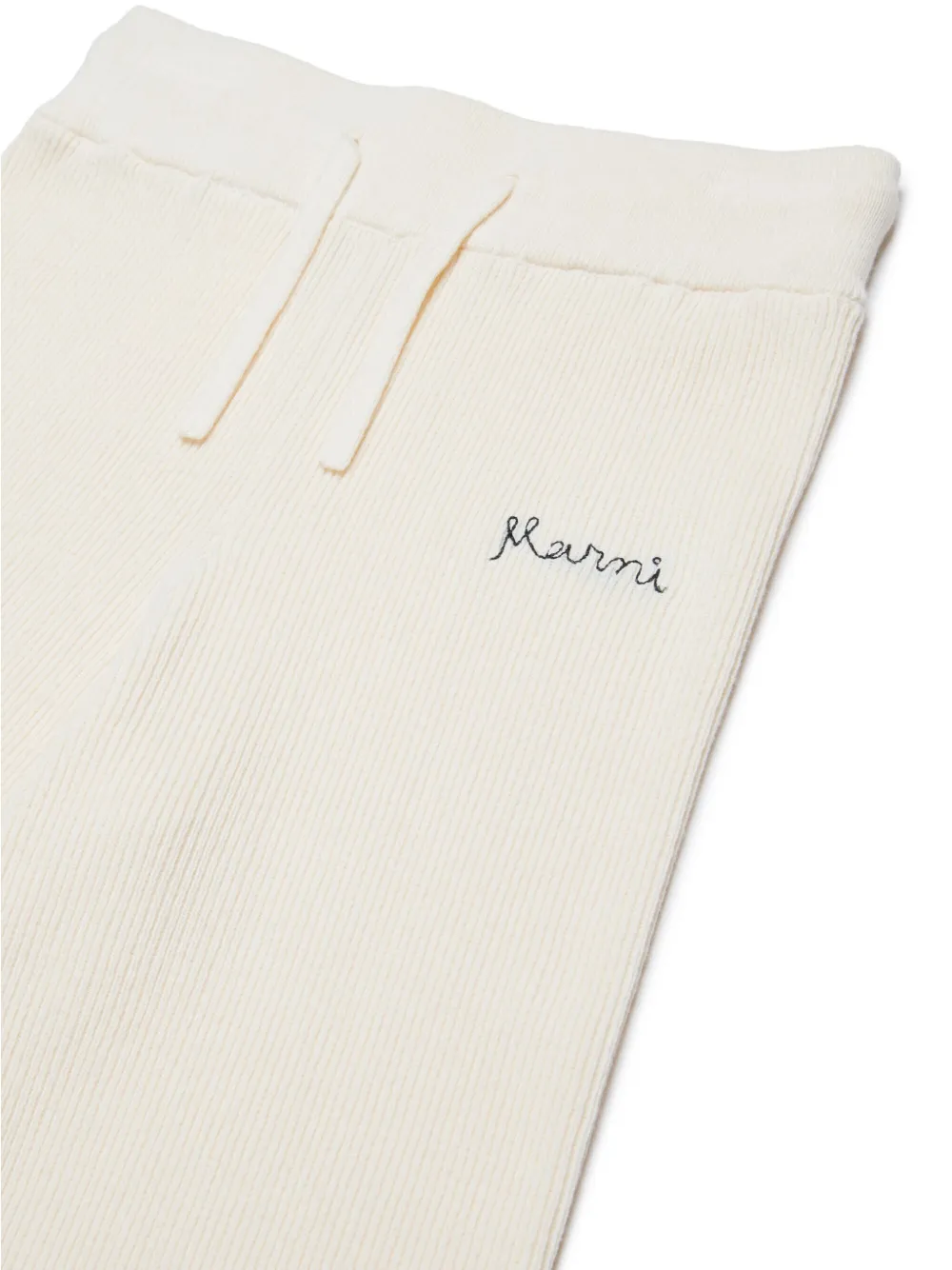 Marni Kids Broek met wijde pijpen Wit