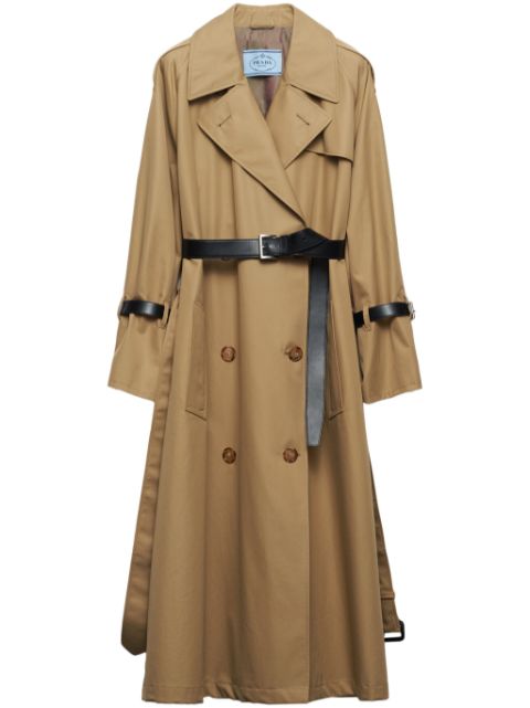 Prada double-breasted trench coat