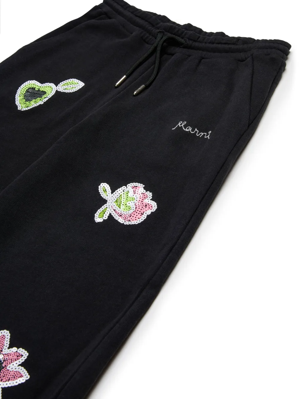 Marni Kids Broek met pailletten Zwart