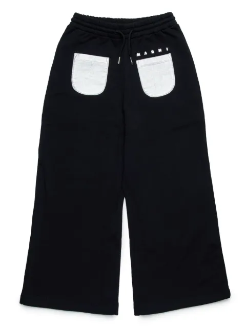 Marni Kids Jogginghose mit Metallic-Detail
