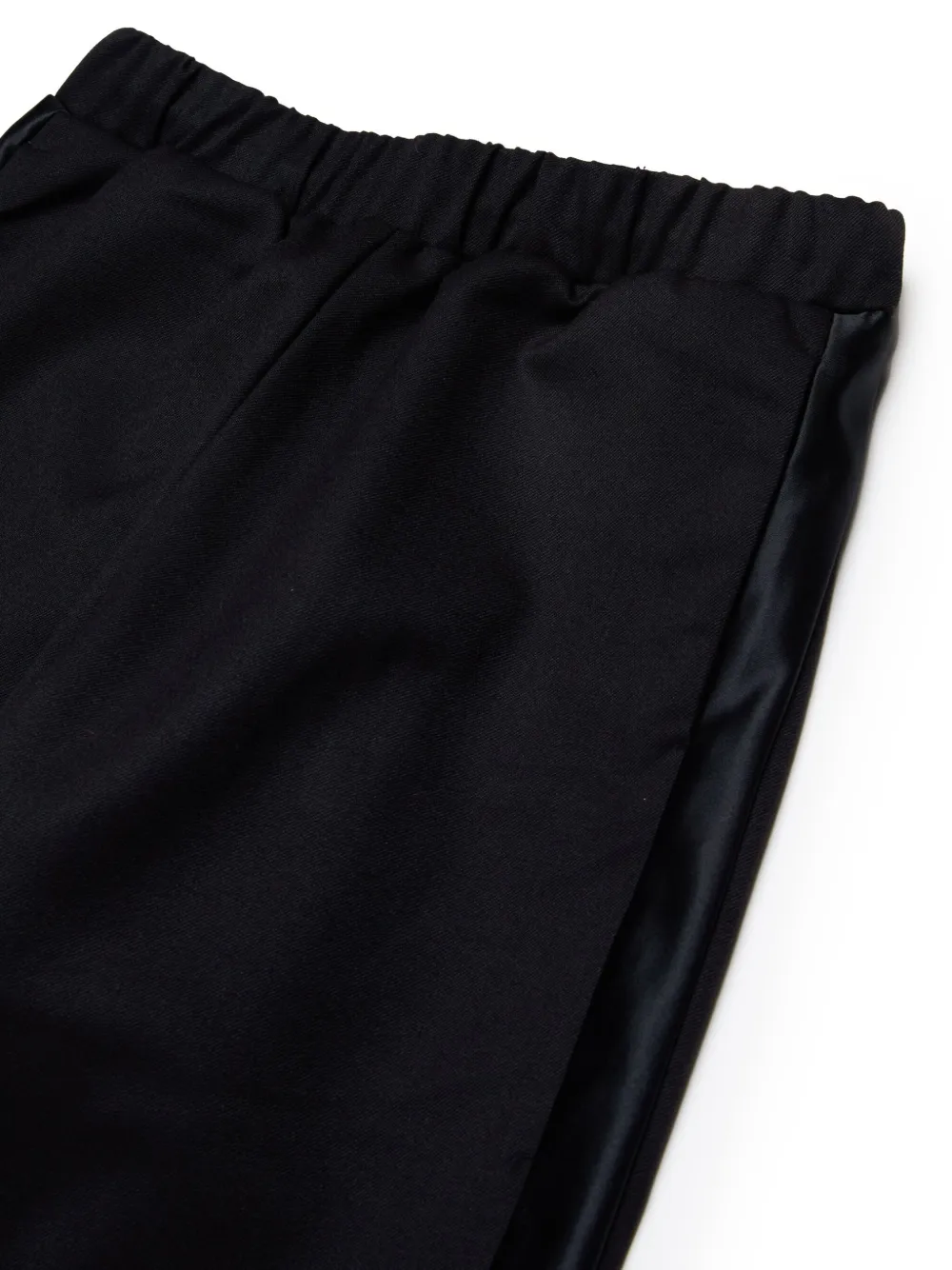 MM6 Maison Margiela Kids Tweekleurige trainingsbroek met patroon Zwart