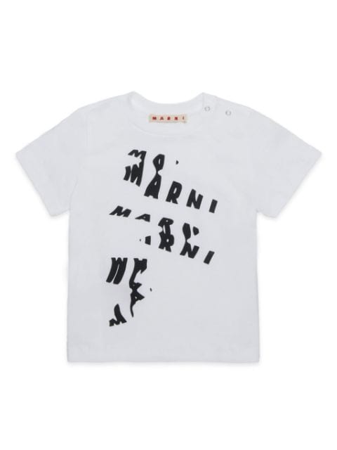 Marni Kids logo-print t-shirt 