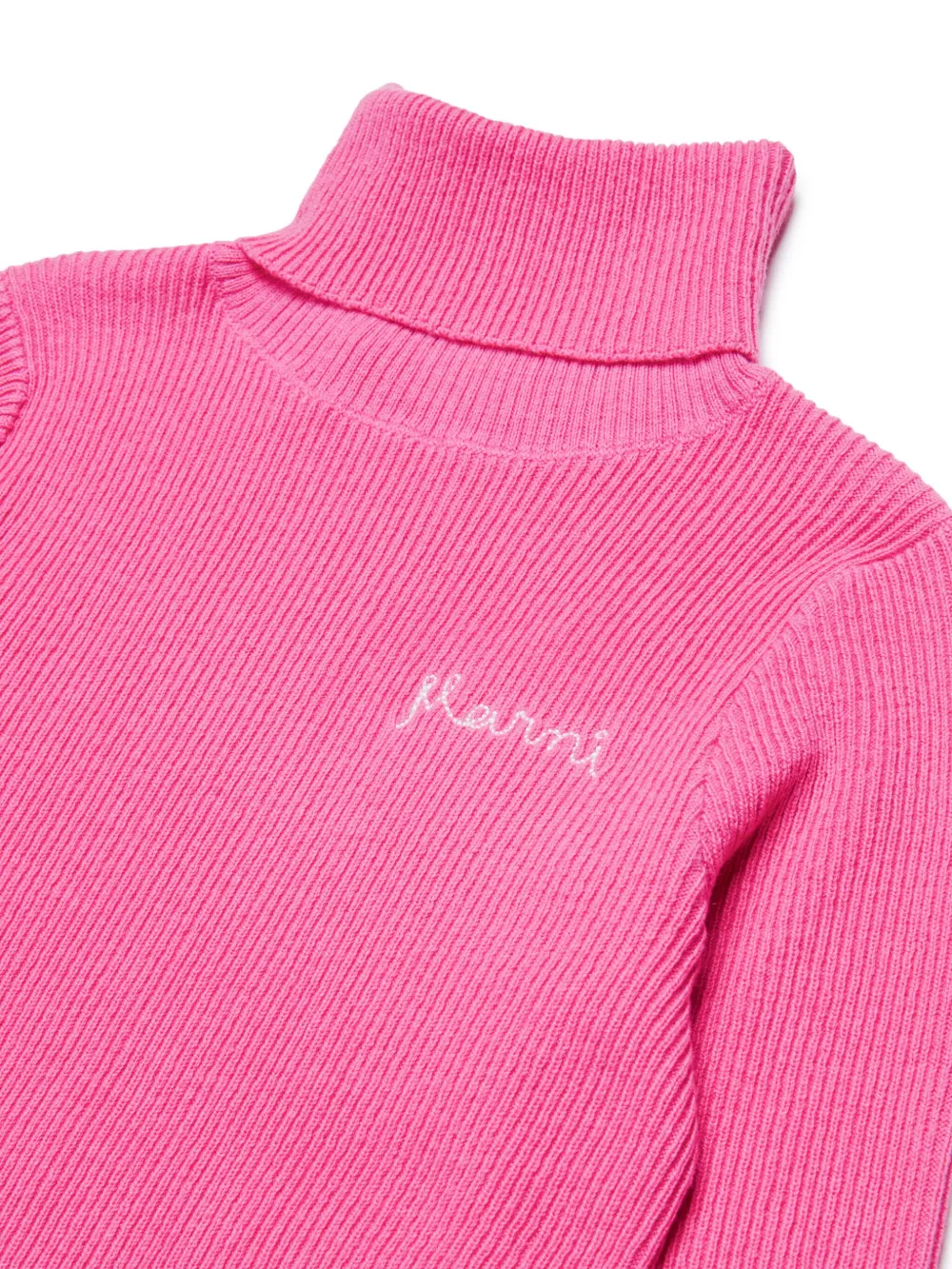Marni Kids Coltrui met geborduurd logo Roze