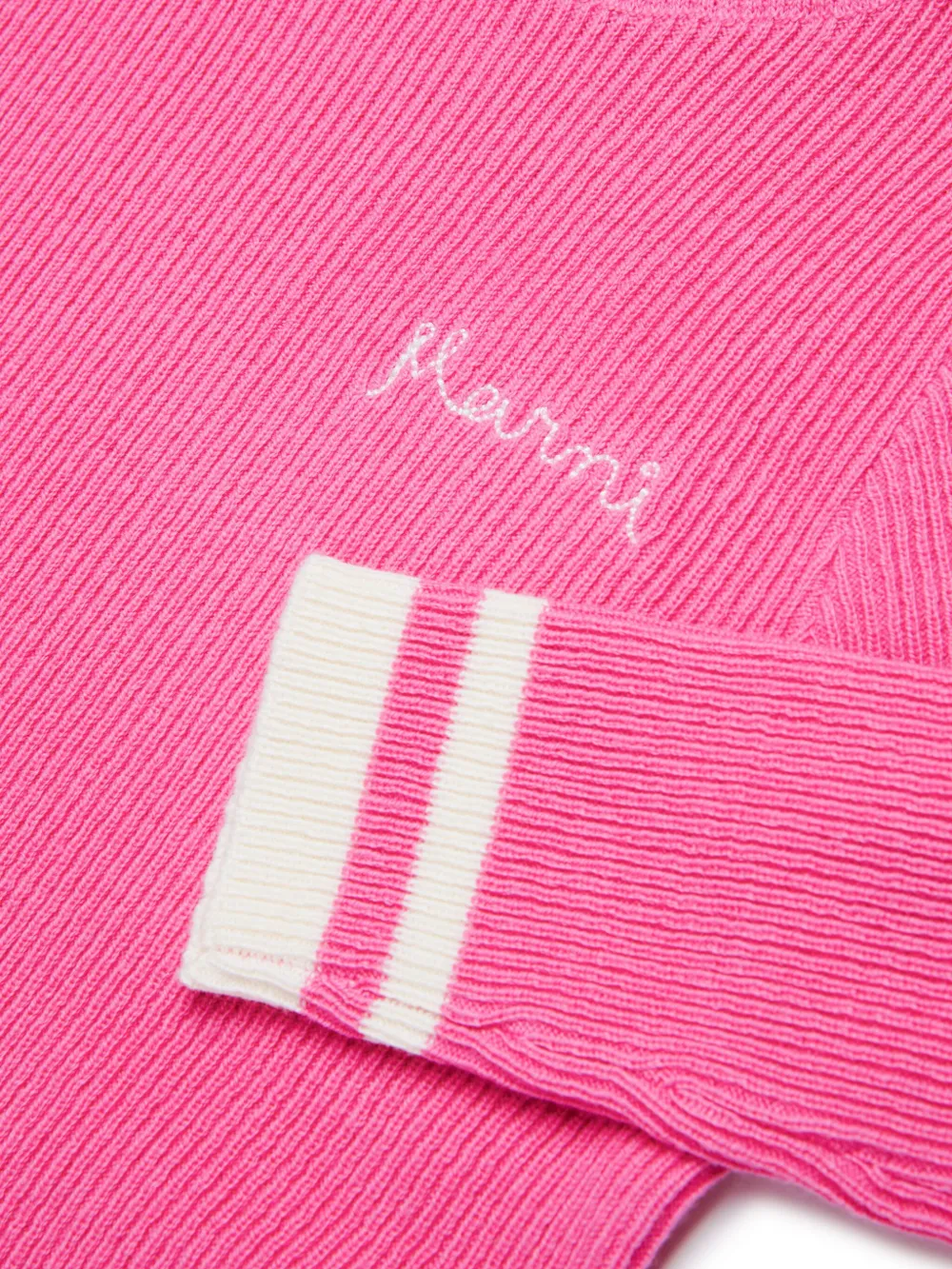 Marni Kids Coltrui met geborduurd logo Roze