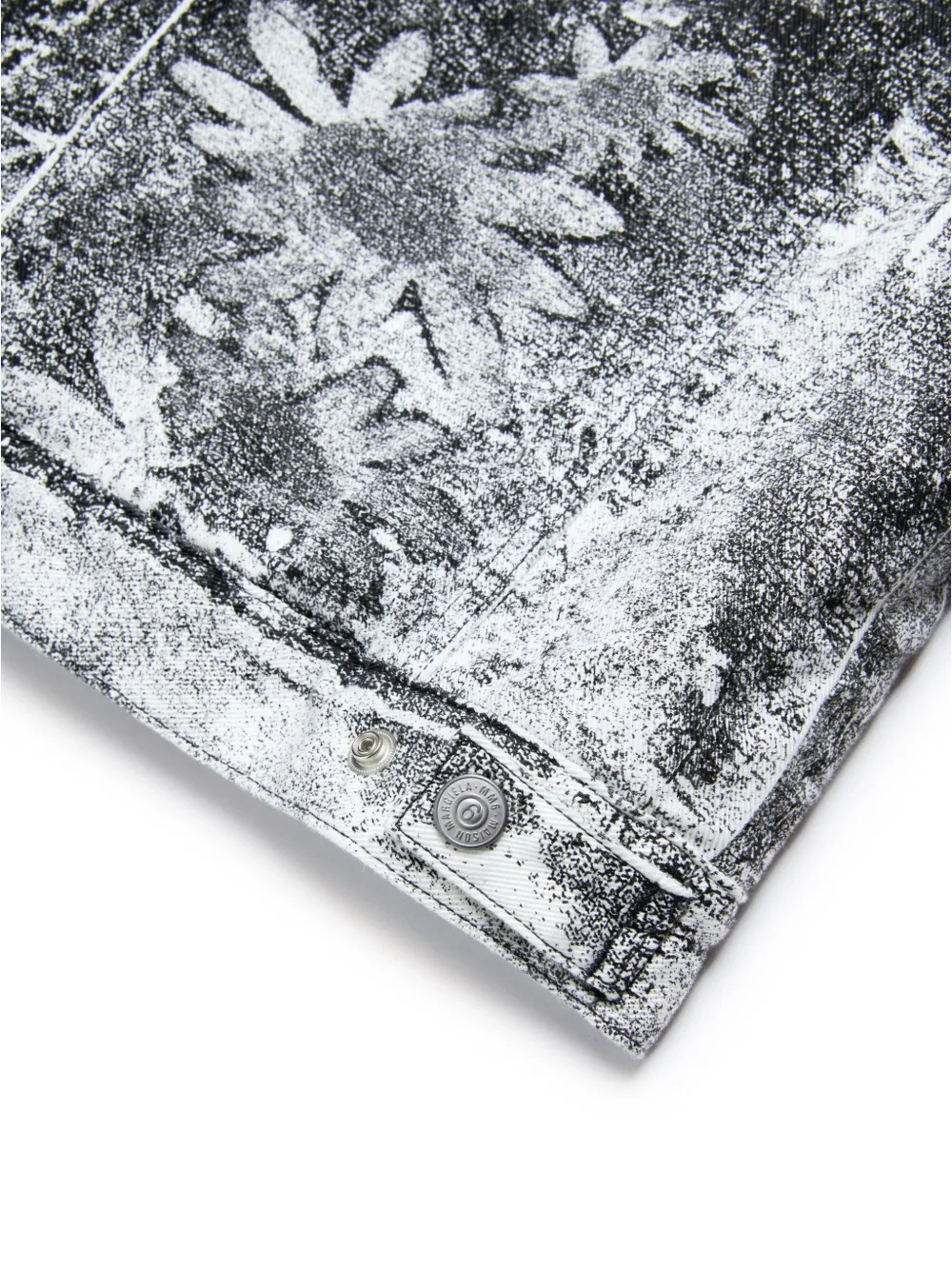 MM6 Maison Margiela Kids Denim jack Zwart